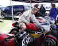 Nicky Hayden on Brent's Drixton